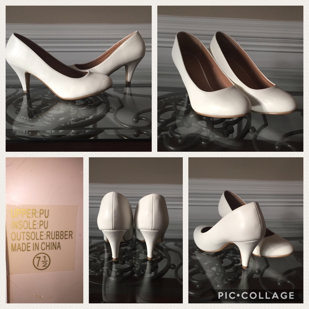 White kitten heels ☁️